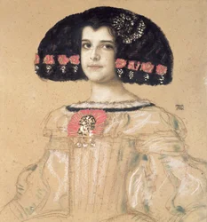 Porträt von Mary, der Tochter des Künstlers, ca. 1908